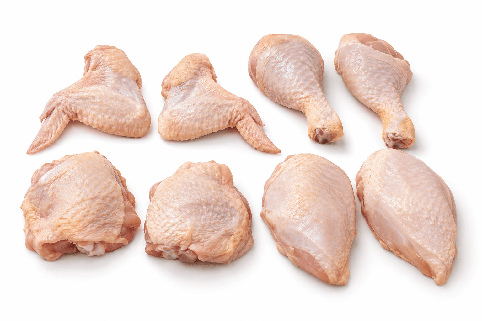 Ilustrasi AI ayam potong 8 / ayam parting 8