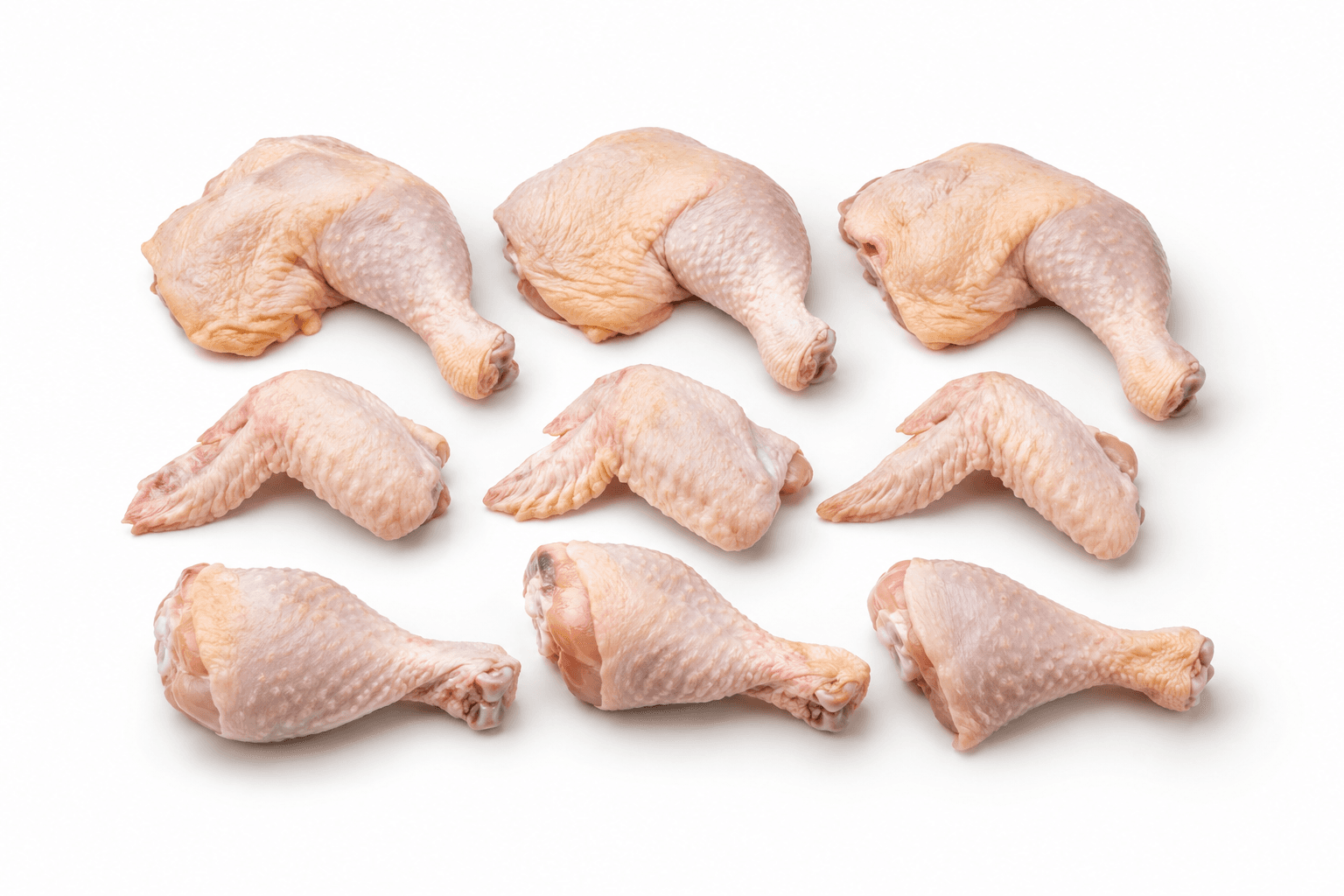 Ilustrasi AI ayam potong 9 / ayam parting 9